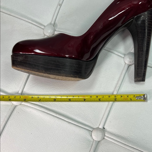 Stuart Weitzman Dark Red Heels - Picture 6 of 7